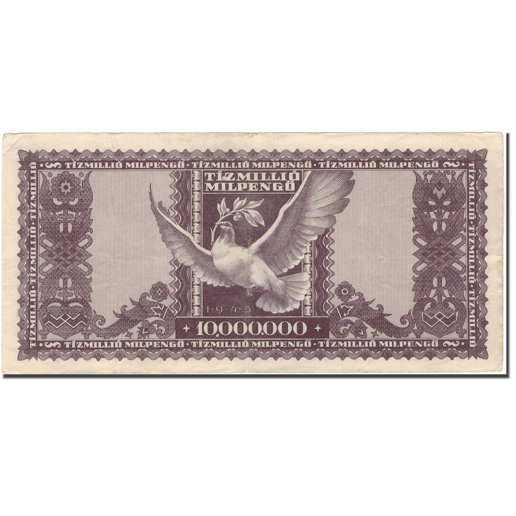Banknote, Hungary, 10 Million Milpengö, 1946-05-24, KM:129, EF(40-45)