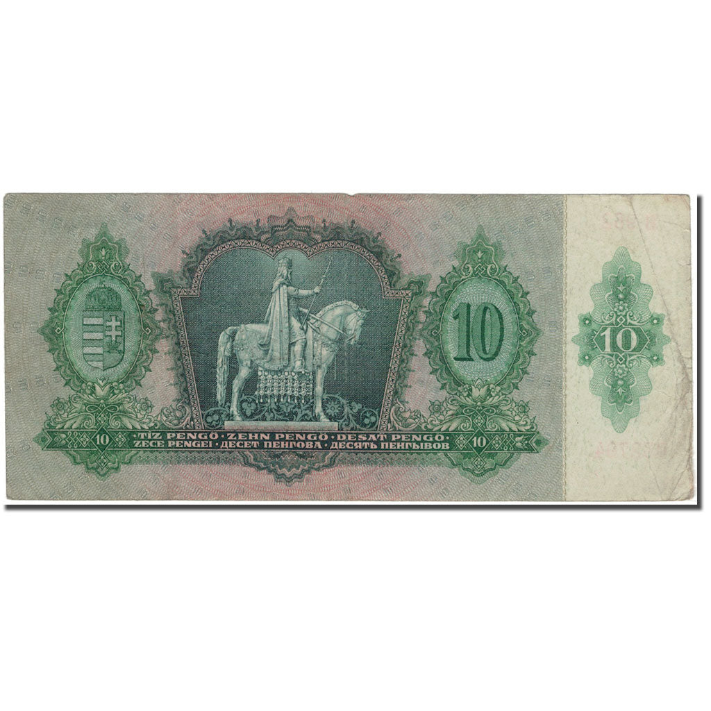 Banknote, Hungary, 10 Pengö, 1936-12-22, KM:100, VF(30-35)