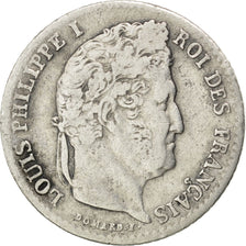 FRANCE, Louis-Philippe, 1/4 Franc, 1832, Paris, KM #740.1, VF(30-35), Silver,...