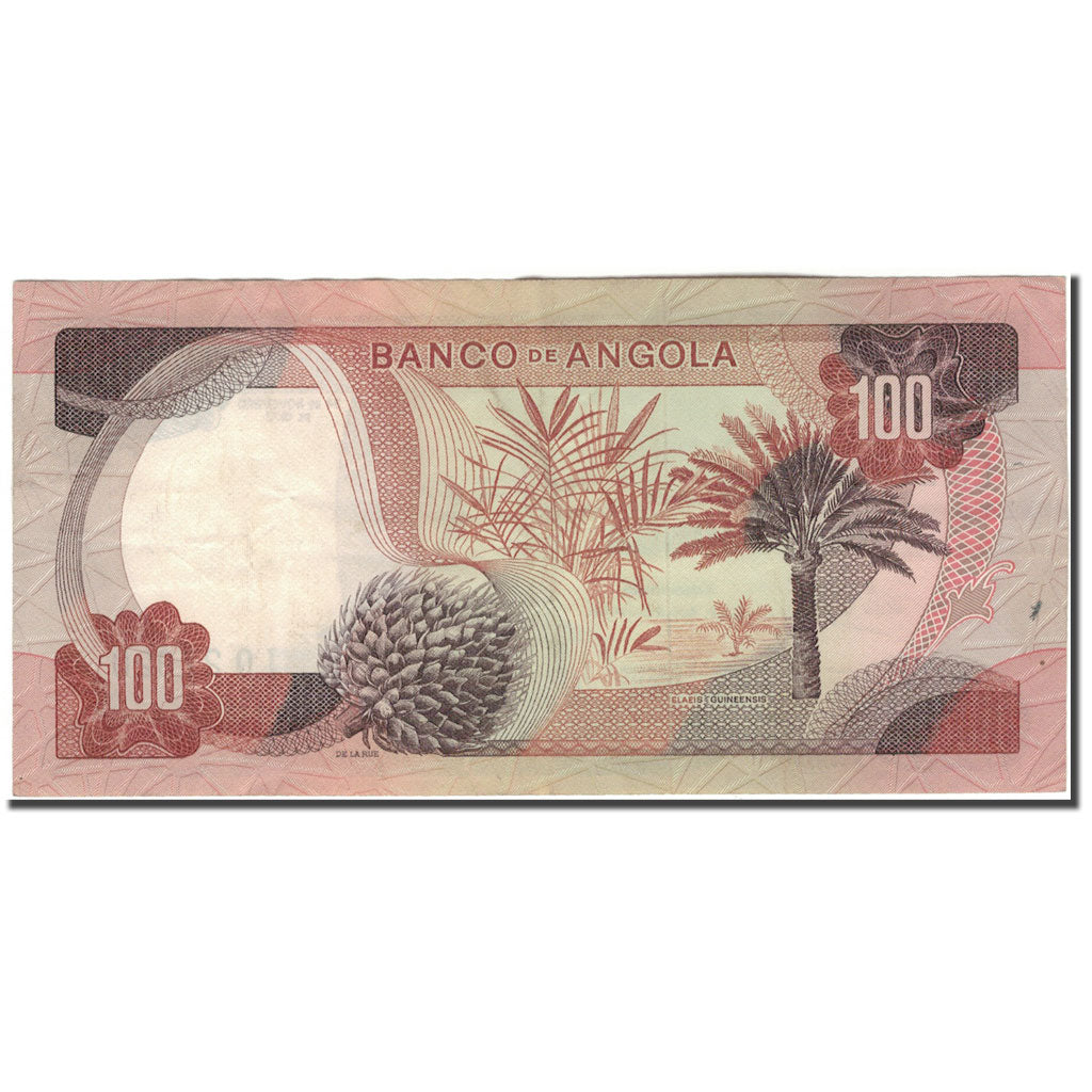 Biljet, Angola, 100 Escudos, 1972-11-24, KM:101, TTB+