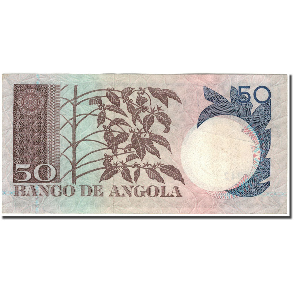 Banknote, Angola, 50 Escudos, 1973-06-10, KM:105a, AU(55-58)