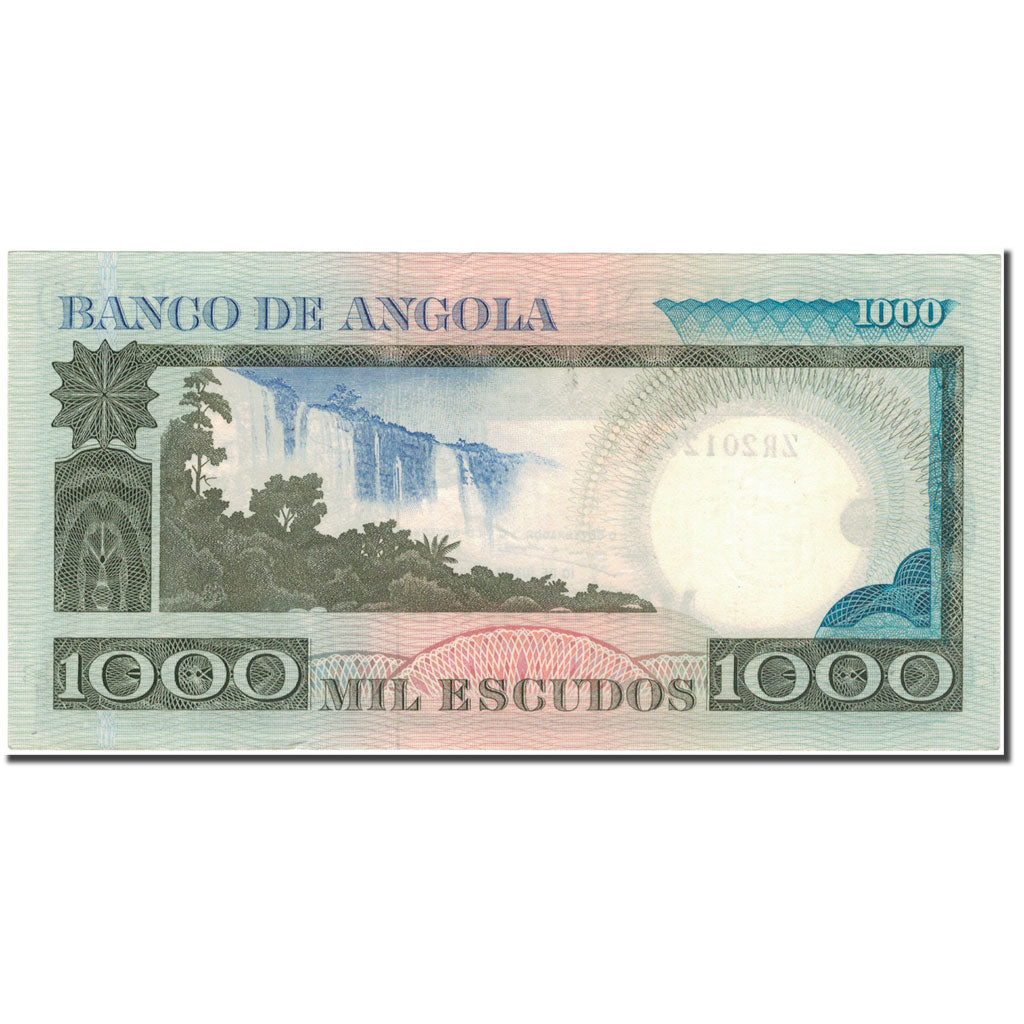 Biljet, Angola, 1000 Escudos, 1973-06-10, KM:108, SUP