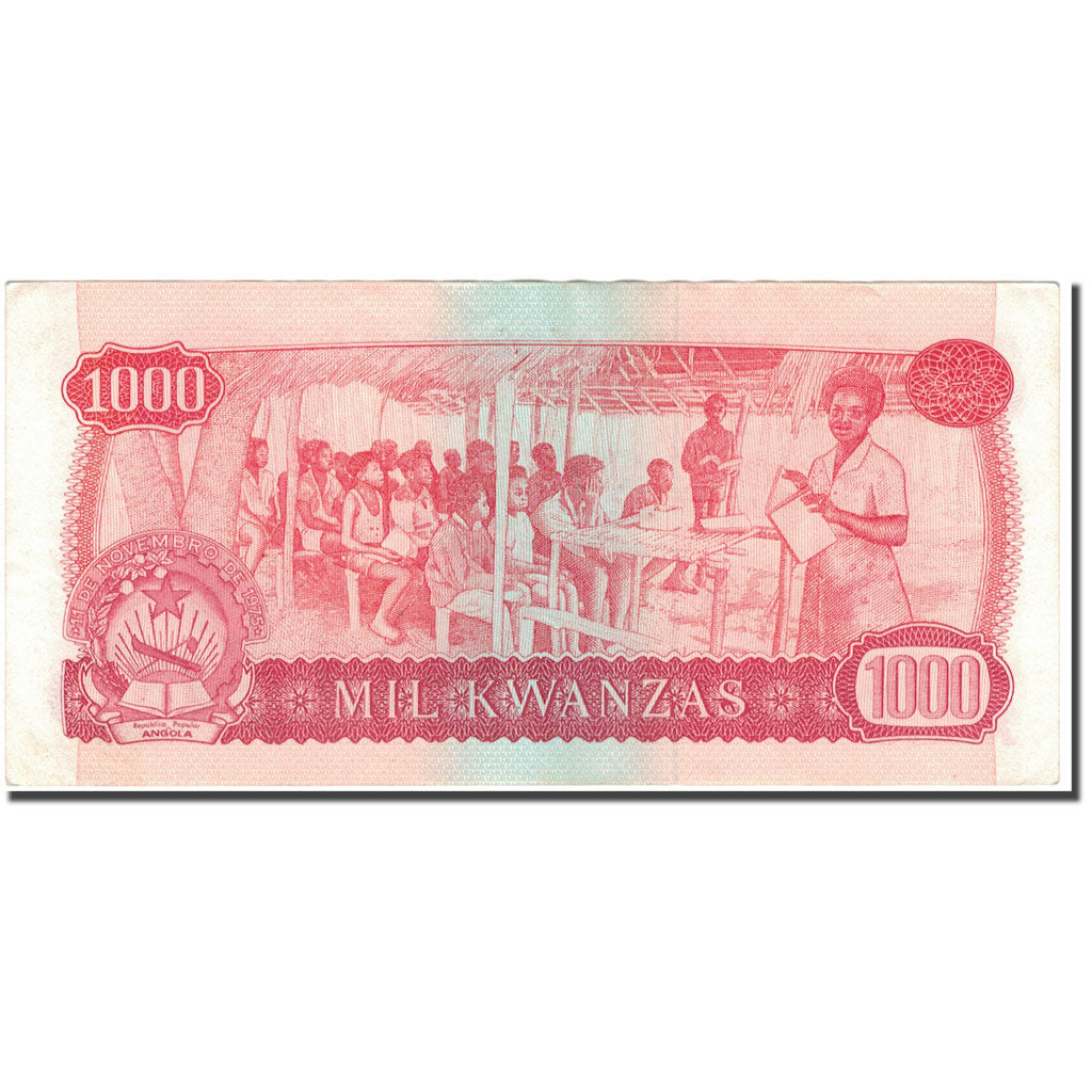 Biljet, Angola, 1000 Kwanzas, 1979-08-14, KM:117a, TTB
