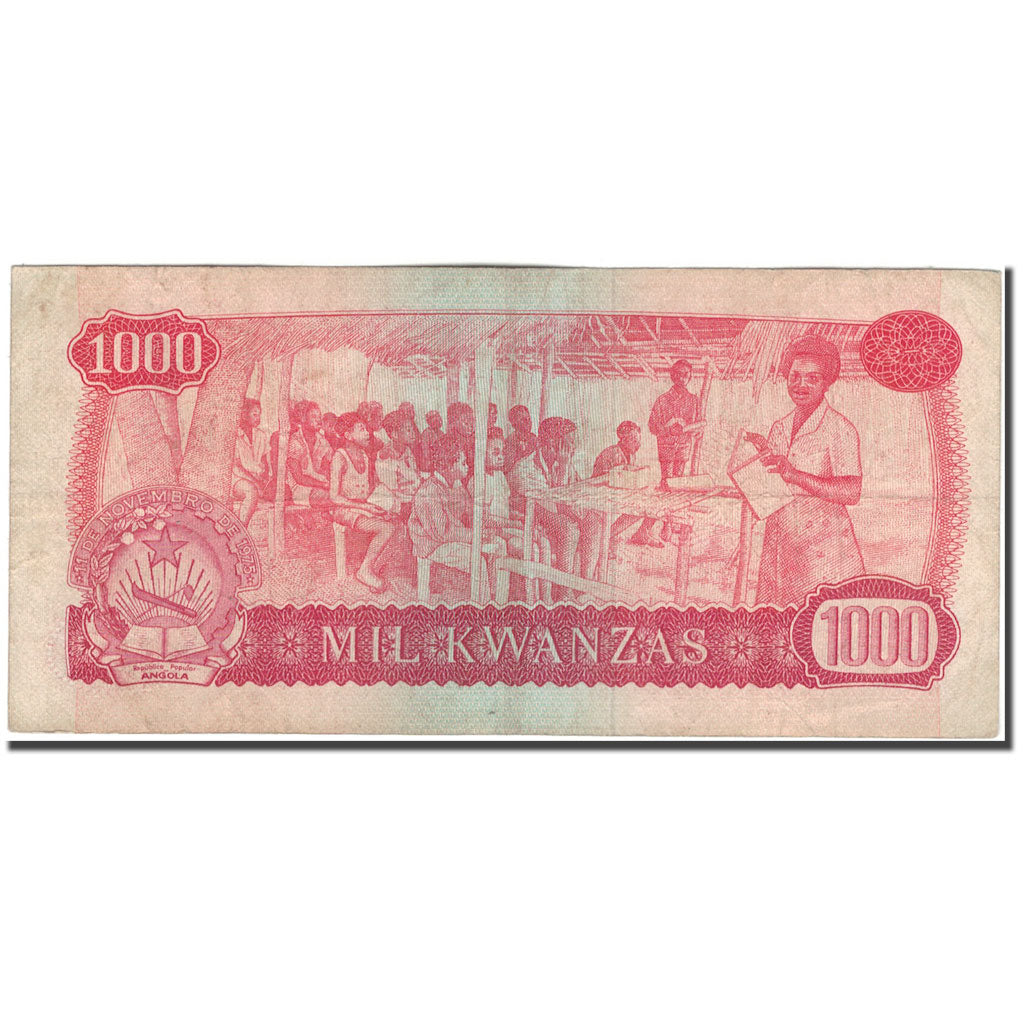Banknote, Angola, 1000 Kwanzas, 1979-08-14, KM:117a, VF(20-25)