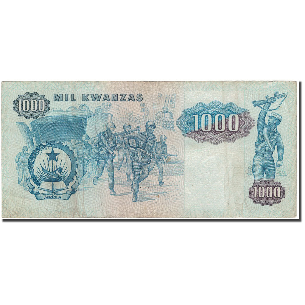 Banknote, Angola, 1000 Kwanzas, 1984-01-07, KM:121a, VF(30-35)