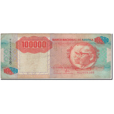 Nota, Angola, 100,000 Kwanzas, 1991-02-04, KM:133a, VF(20-25)