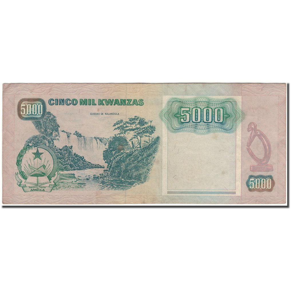 Banknote, Angola, 5000 Kwanzas, 1991-02-04, KM:130c, EF(40-45)