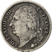 Louis XVIII, Second Gouvernement Royal, 1/2 Franc 1824 Paris, KM 708.1