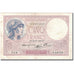 France, 5 Francs, 5 F 1917-1940 ''Violet'', 1939-10-19, TB+, Fayette:4.12, KM:83