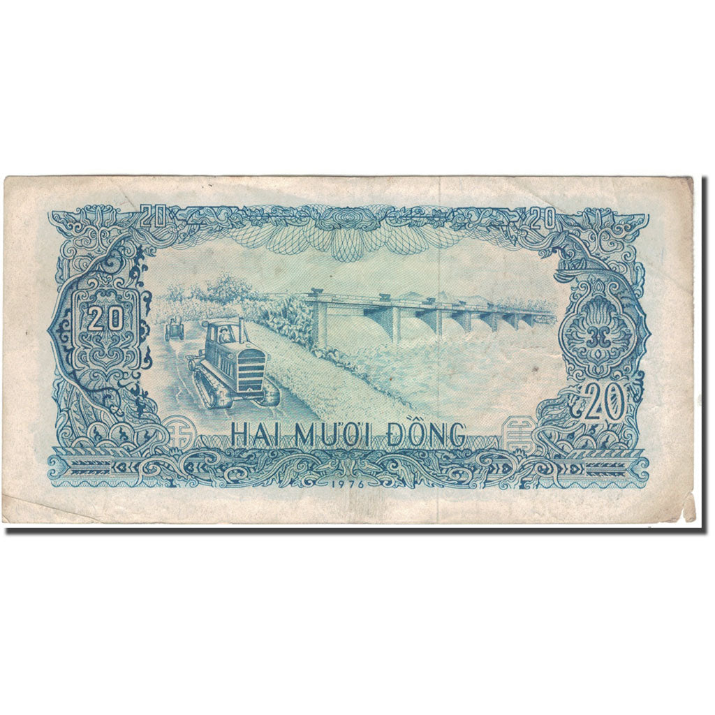 Banknote, Vietnam, 20 D<ox>ng, 1976, KM:83a, VF(20-25)