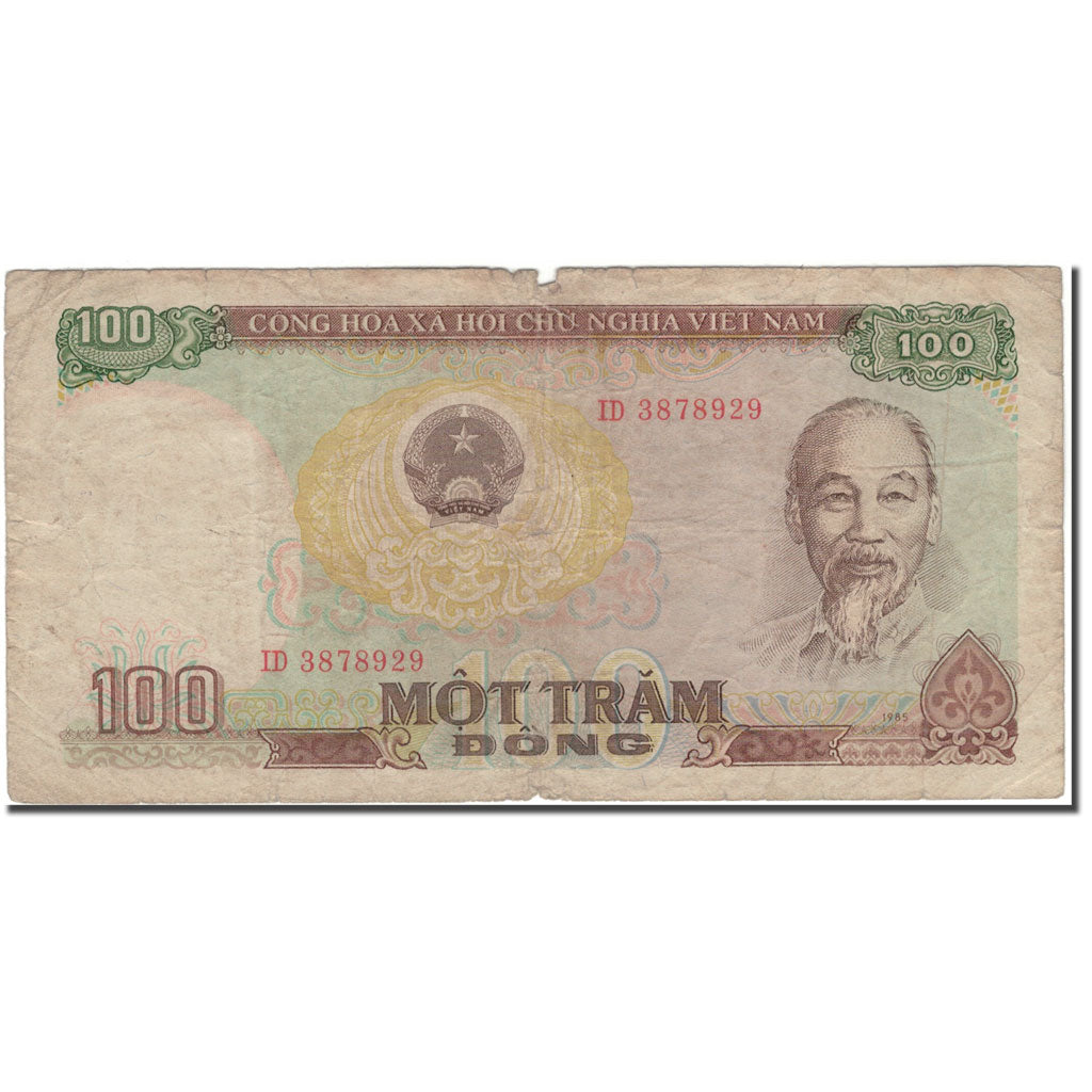 Banknote, Vietnam, 100 D<ox>ng, KM:98a, VG(8-10)