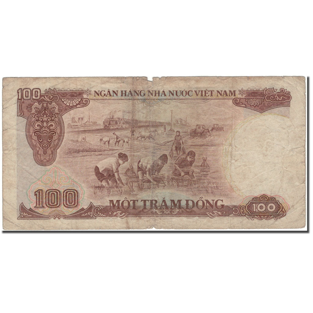 Banknote, Vietnam, 100 D<ox>ng, KM:98a, VG(8-10)