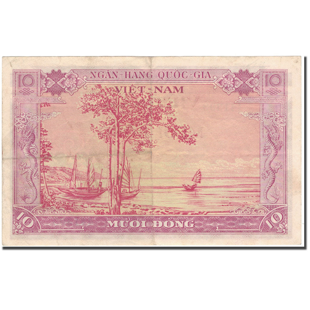 Banknote, South Viet Nam, 10 D<ox>ng, KM:3a, EF(40-45)