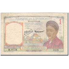 Banknote, FRENCH INDO-CHINA, 1 Piastre, KM:54d, EF(40-45)