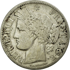 Coin, France, Cérès, 2 Francs, 1849, Paris, VG(8-10), Silver, KM:760.1