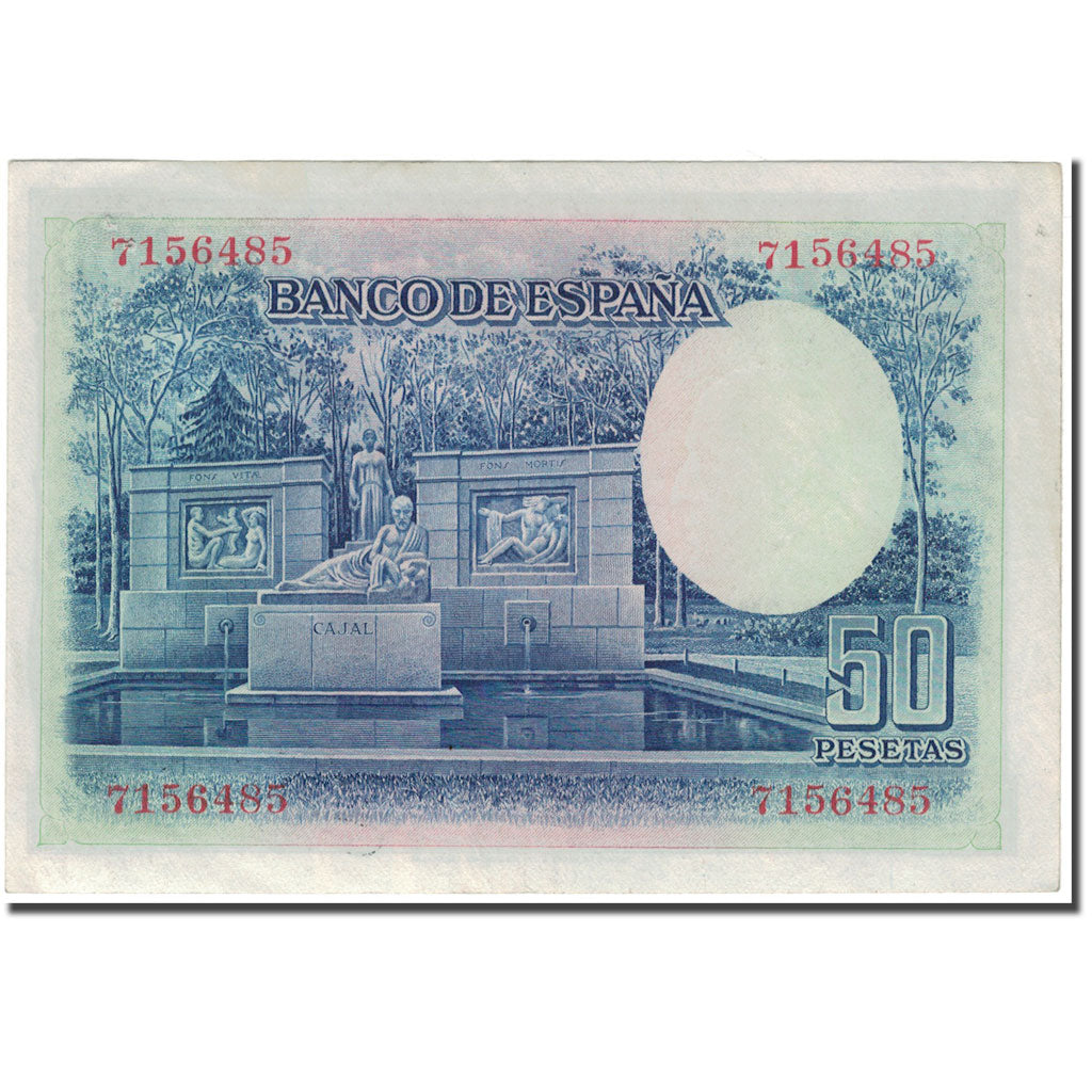 Banconote, Spagna, 50 Pesetas, 1935-07-22, KM:88, SPL-
