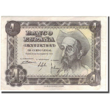 Banknote, Spain, 1 Peseta, 1951-11-19, KM:139a, AU(55-58)