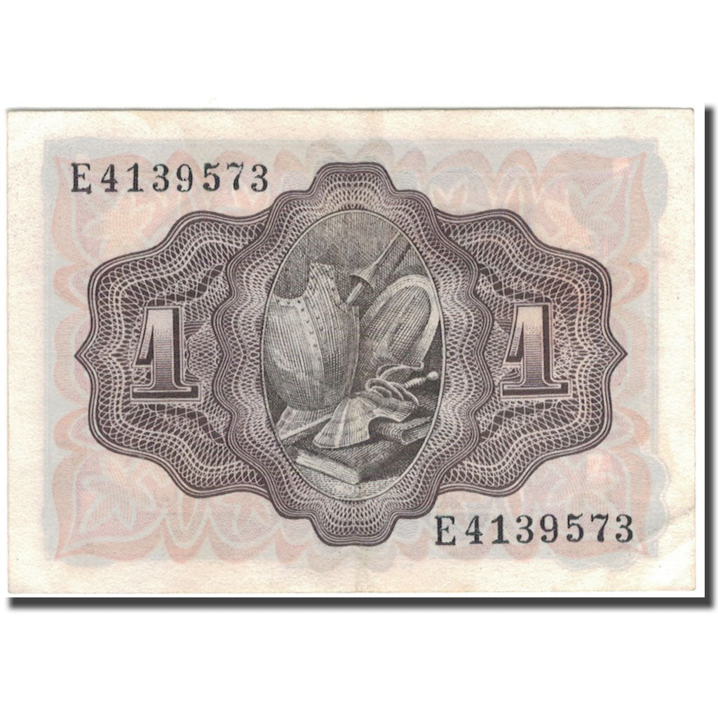 Banknote, Spain, 1 Peseta, 1951-11-19, KM:139a, AU(55-58)