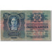 Banknote, Austria, 20 Kronen, 1913, 1913-01-02, KM:13, VF(20-25)
