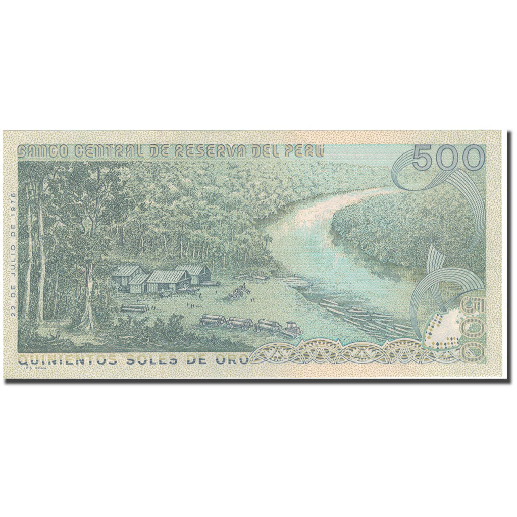 Banknote, Peru, 500 Soles De Oro, 1976-07-22, KM:115, UNC(65-70)