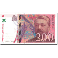 France, 200 Francs, 200 F 1995-1999 ''Eiffel'', 1996, AU(50-53), Fayette:75.2