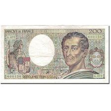 Francia, 200 Francs, 200 F 1981-1994 ''Montesquieu'', 1990, BB, Fayette:70.10a
