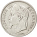 FRANCE, Napoléon III, 2 Francs, 1866, Strasbourg, KM #807.2, EF(40-45), Silver,