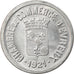 Moeda, França, Chambre de Commerce, Evreux, 25 Centimes, 1921, MS(64)