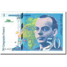France, 50 Francs, 50 F 1992-1999 ''St Exupéry'', 1994, UNC(60-62)