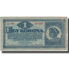 Nota, Hungria, 1 Korona, 1920-01-01, KM:57, VG(8-10)