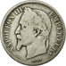 Moneta, Francia, Napoleon III, Napoléon III, 2 Francs, 1868, Strasbourg, B+