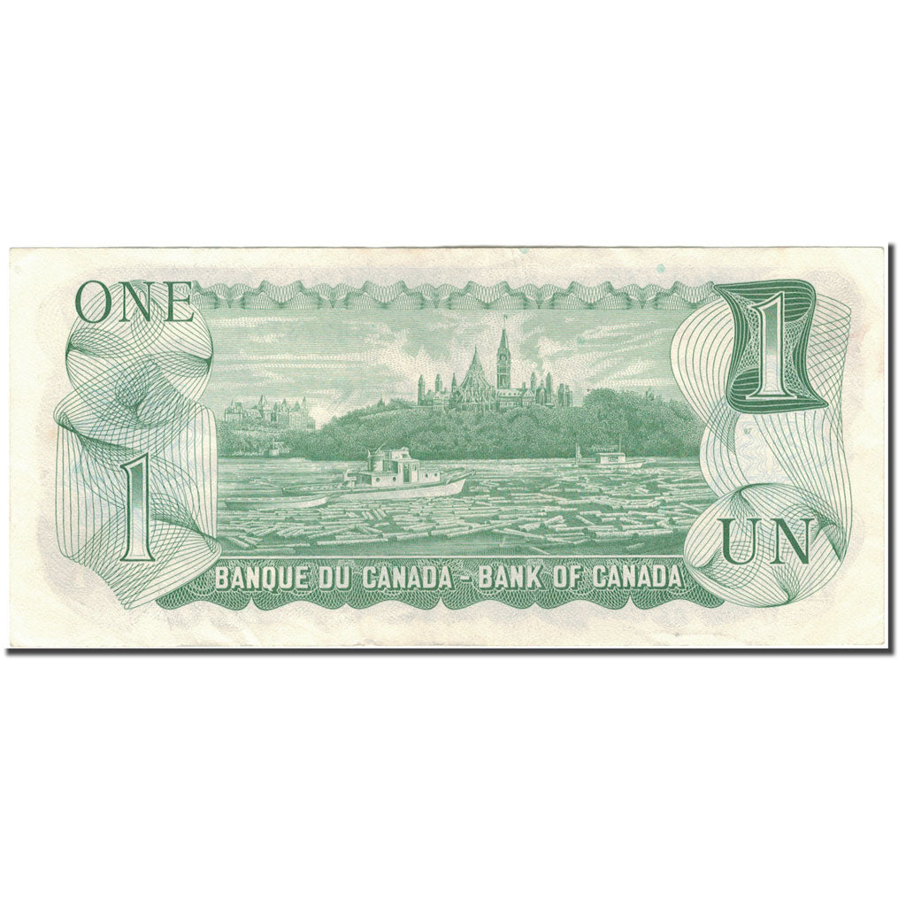 Nota, Canadá, 1 Dollar, 1973, KM:85c, AU(50-53)