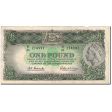 Nota, Austrália, 1 Pound, KM:34a, VF(20-25)