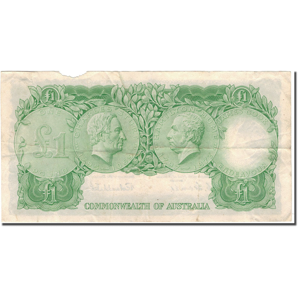 Billet, Australie, 1 Pound, KM:34a, B