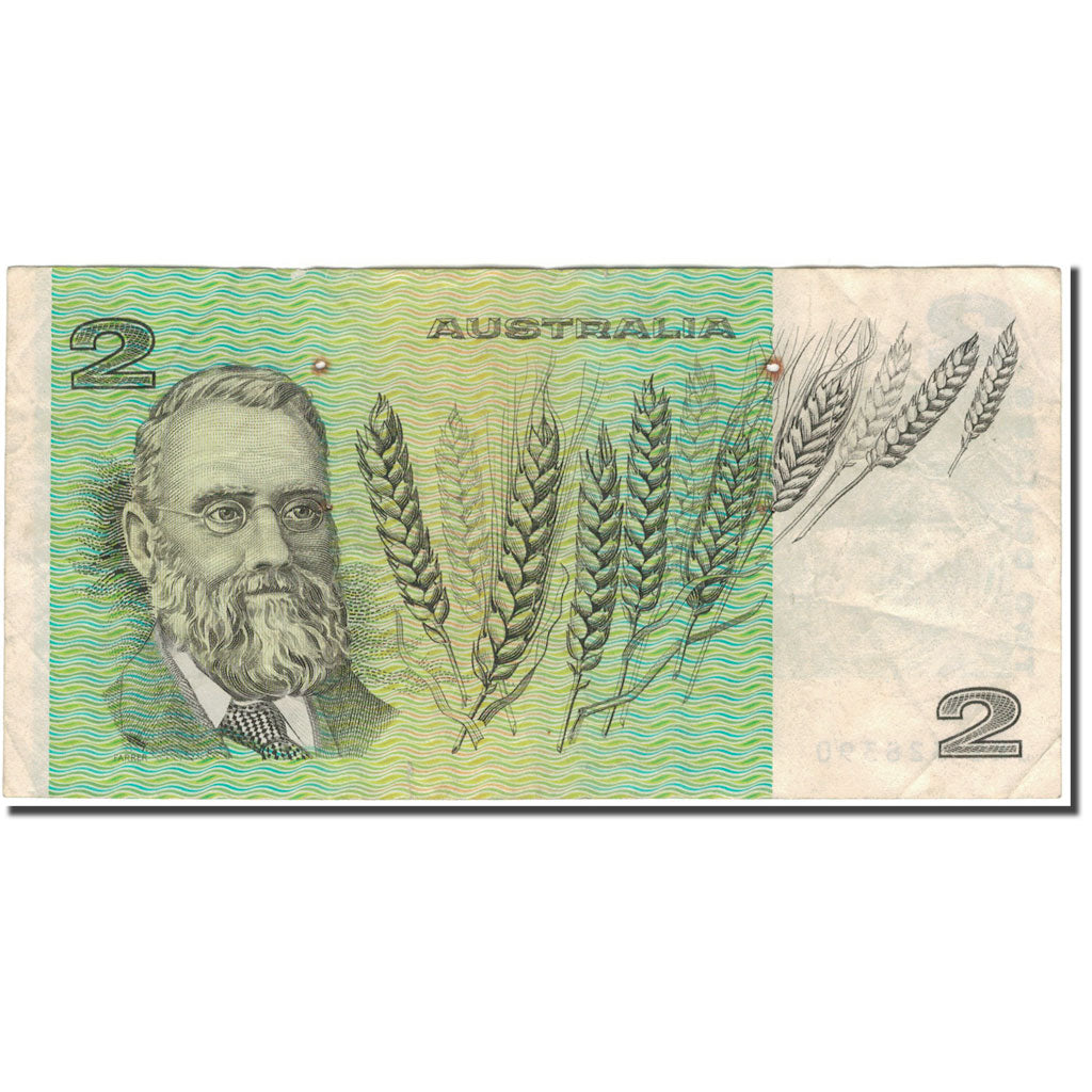 Geldschein, Australien, 2 Dollars, KM:43c, S