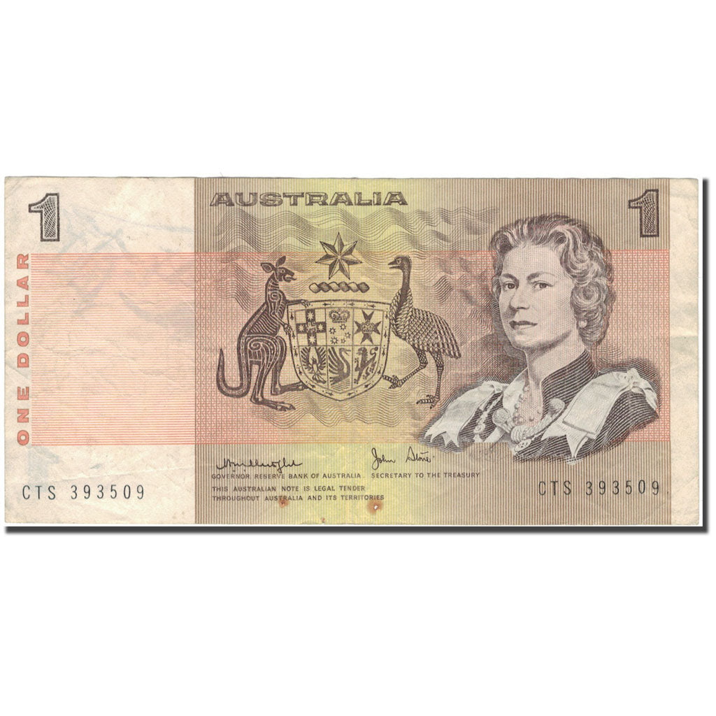 Banconote, Australia, 1 Dollar, KM:42c, MB+