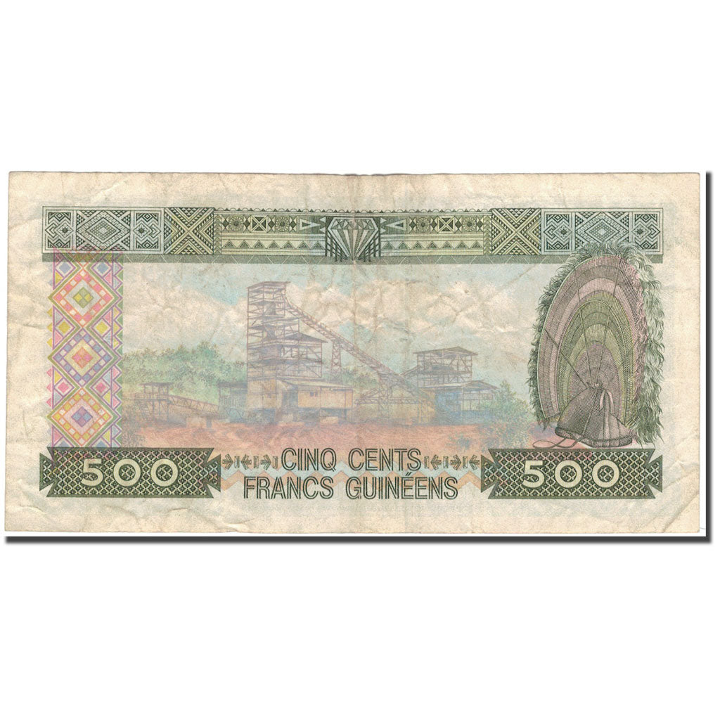 Banknote, Guinea, 500 Francs, 1960-03-01, KM:31a, VF(20-25)
