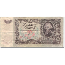 Banknote, Austria, 20 Schilling, 1950-01-02, KM:129a, EF(40-45)