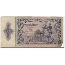Banknote, Austria, 10 Schilling, 1950-01-02, KM:128, VG(8-10)