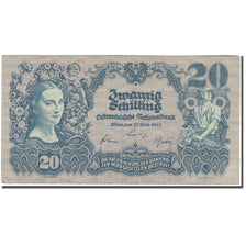 Banknote, Austria, 20 Schilling, 1945-05-29, KM:116, EF(40-45)