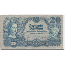 Geldschein, Österreich, 20 Schilling, 1945-05-29, KM:116, S+