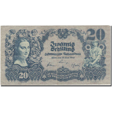 Banknote, Austria, 20 Schilling, 1945-05-29, KM:116, VF(20-25)
