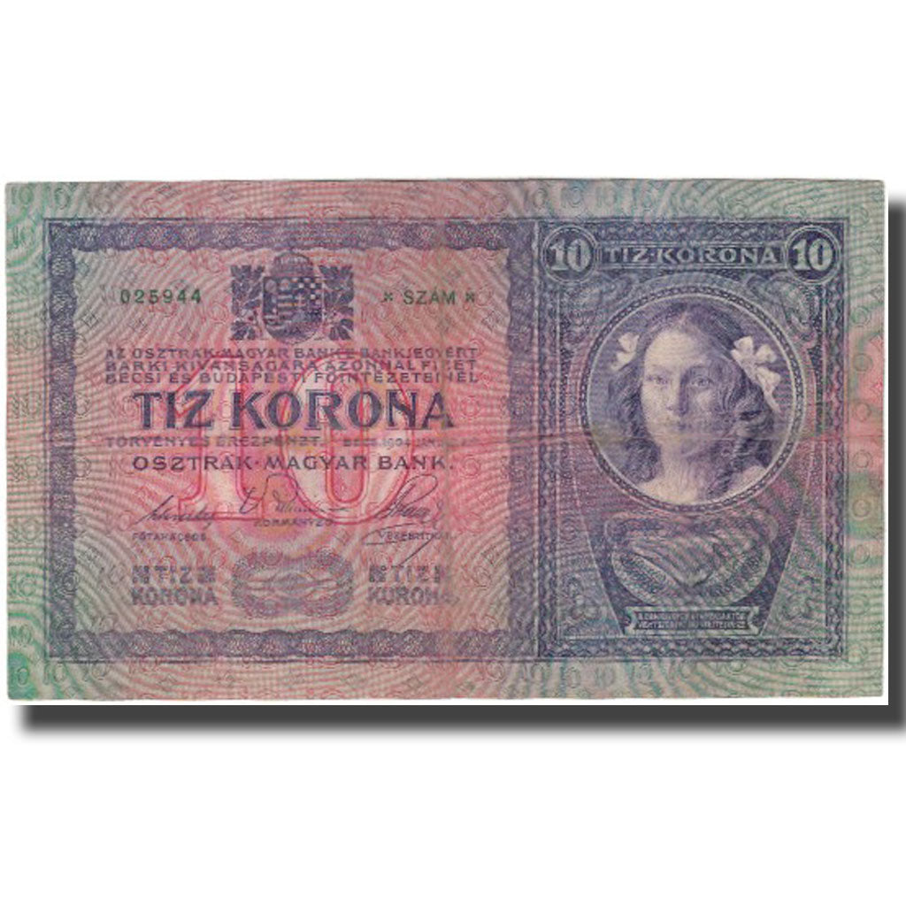 Banknote, Austria, 10 Kronen, 1904-01-02, KM:9, EF(40-45)