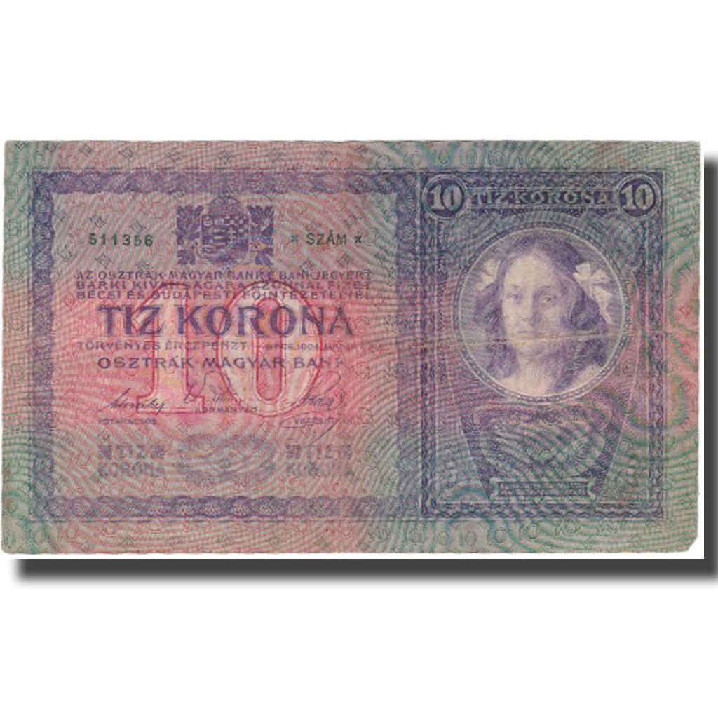 Banknote, Austria, 10 Kronen, 1904-01-02, KM:9, VF(30-35)