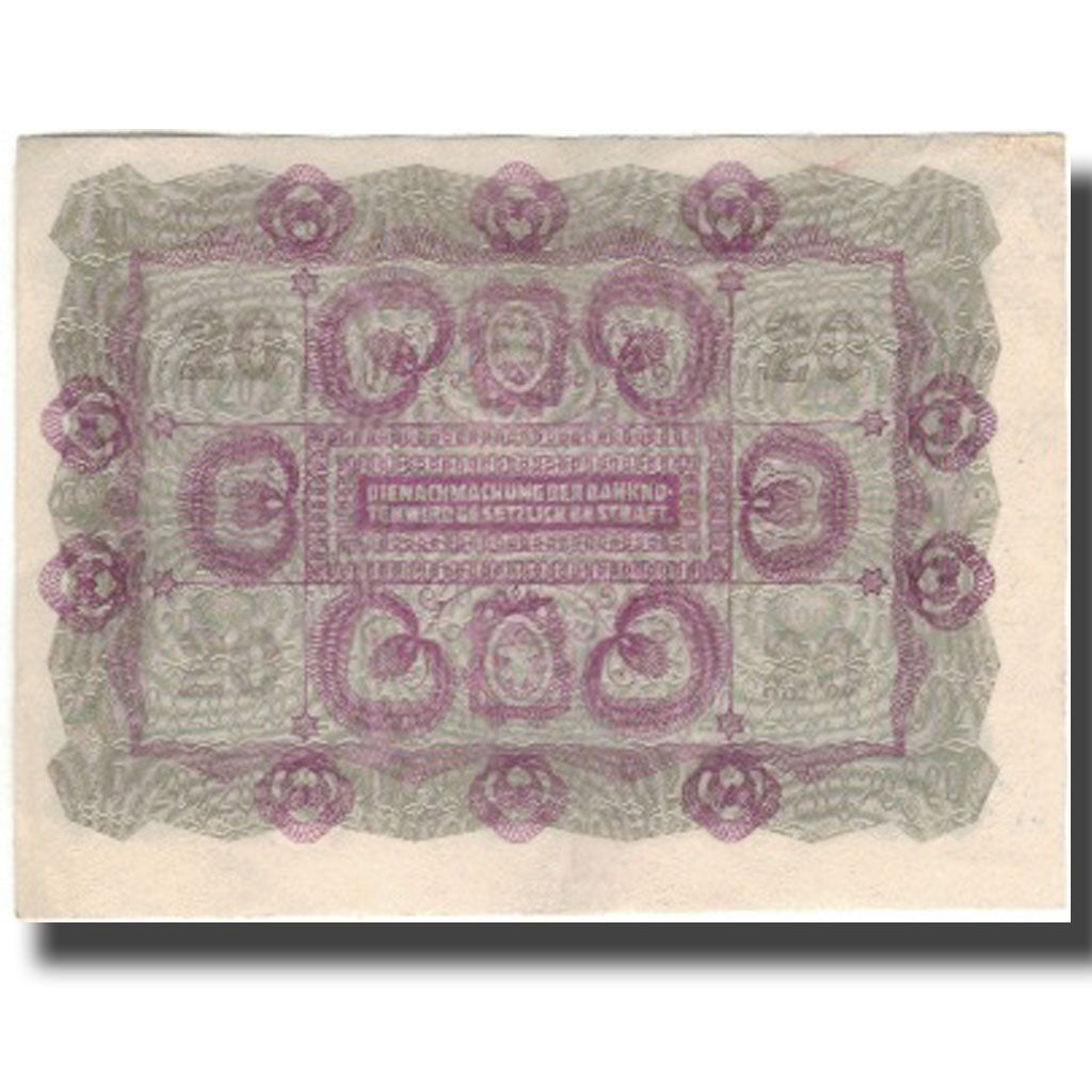 Banknote, Austria, 20 Kronen, 1922-01-02, KM:76, EF(40-45)