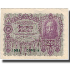 Banknote, Austria, 20 Kronen, 1922-01-02, KM:76, AU(50-53)