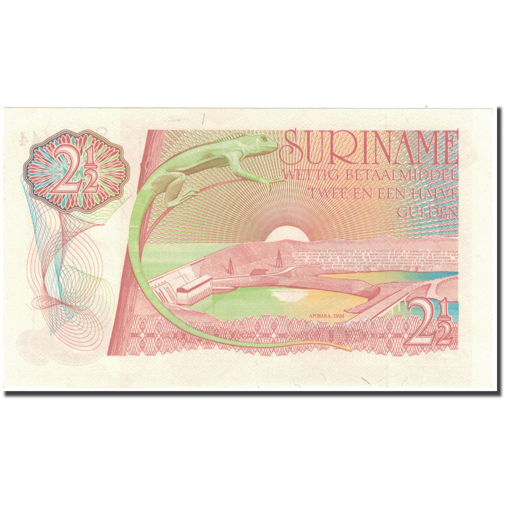 Banknote, Surinam, 2 1/2 Gulden, 1985, 1985-11-01, KM:119a, UNC(65-70)