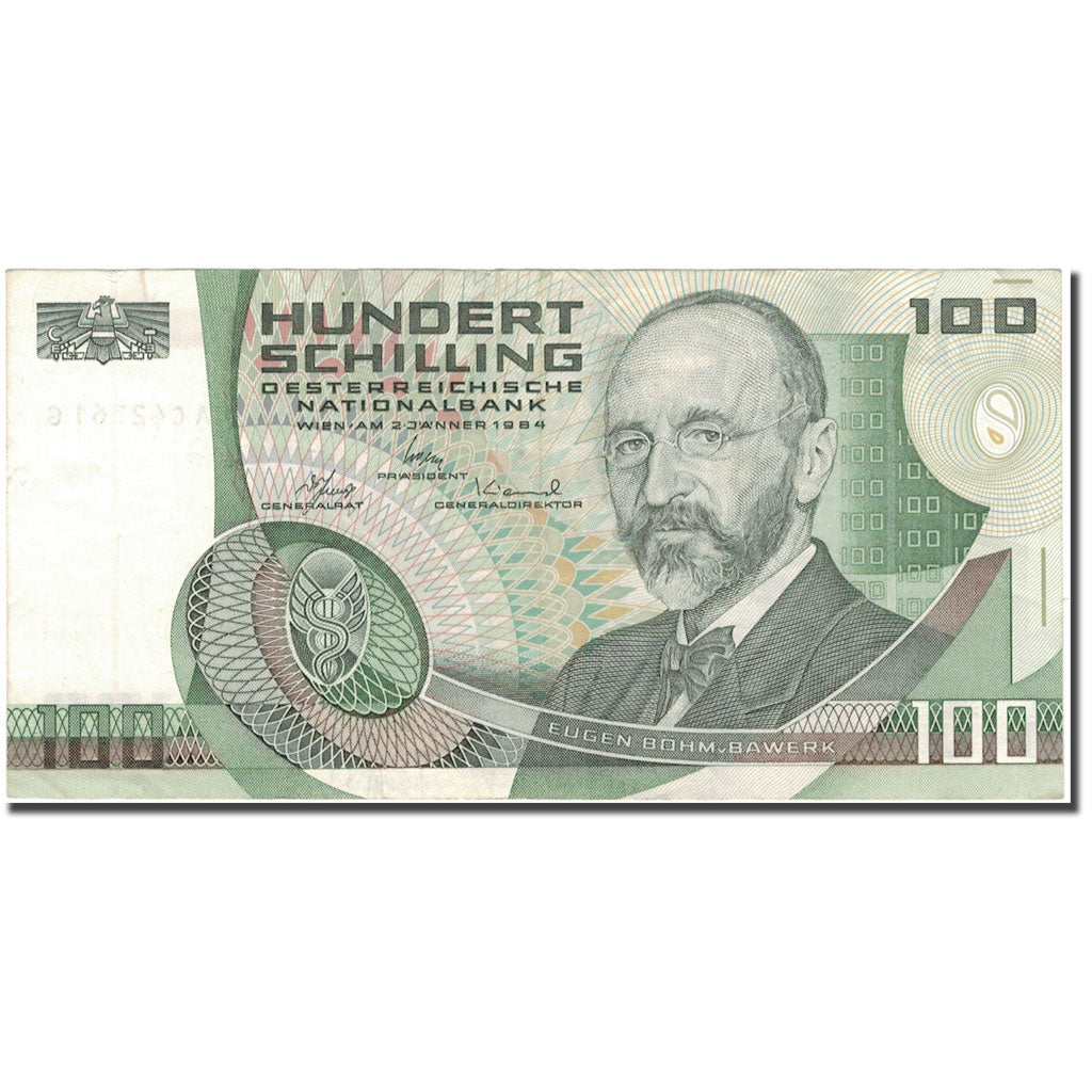 Banknote, Austria, 100 Schilling, 1984, 1984-01-02, KM:150, EF(40-45)