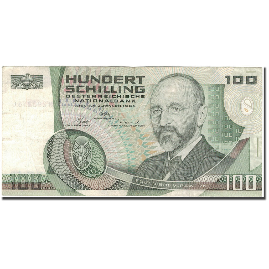 Banknote, Austria, 100 Schilling, 1984, 1984-01-02, KM:150, EF(40-45)