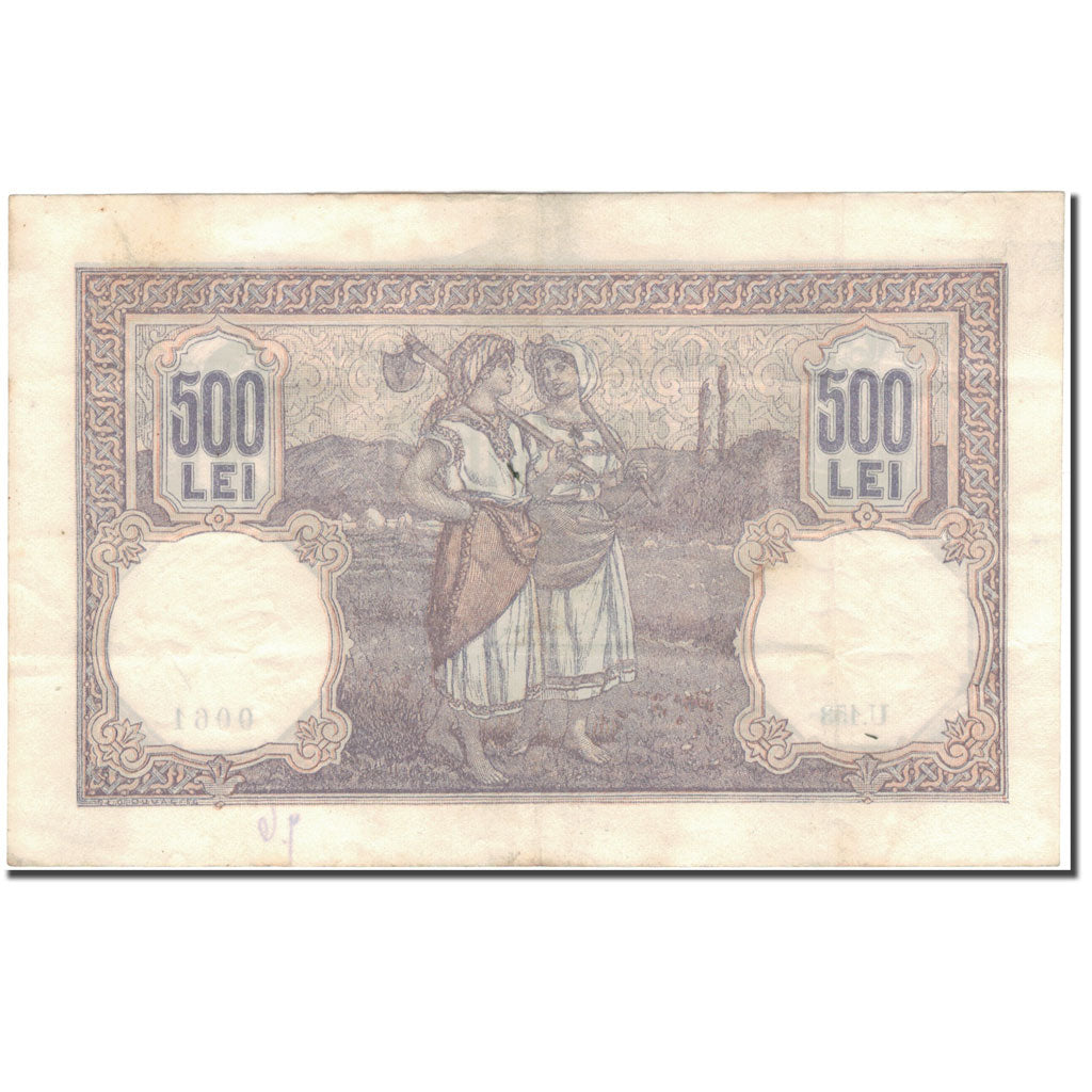 Banknote, Romania, 500 Lei, KM:22a, VF(20-25)